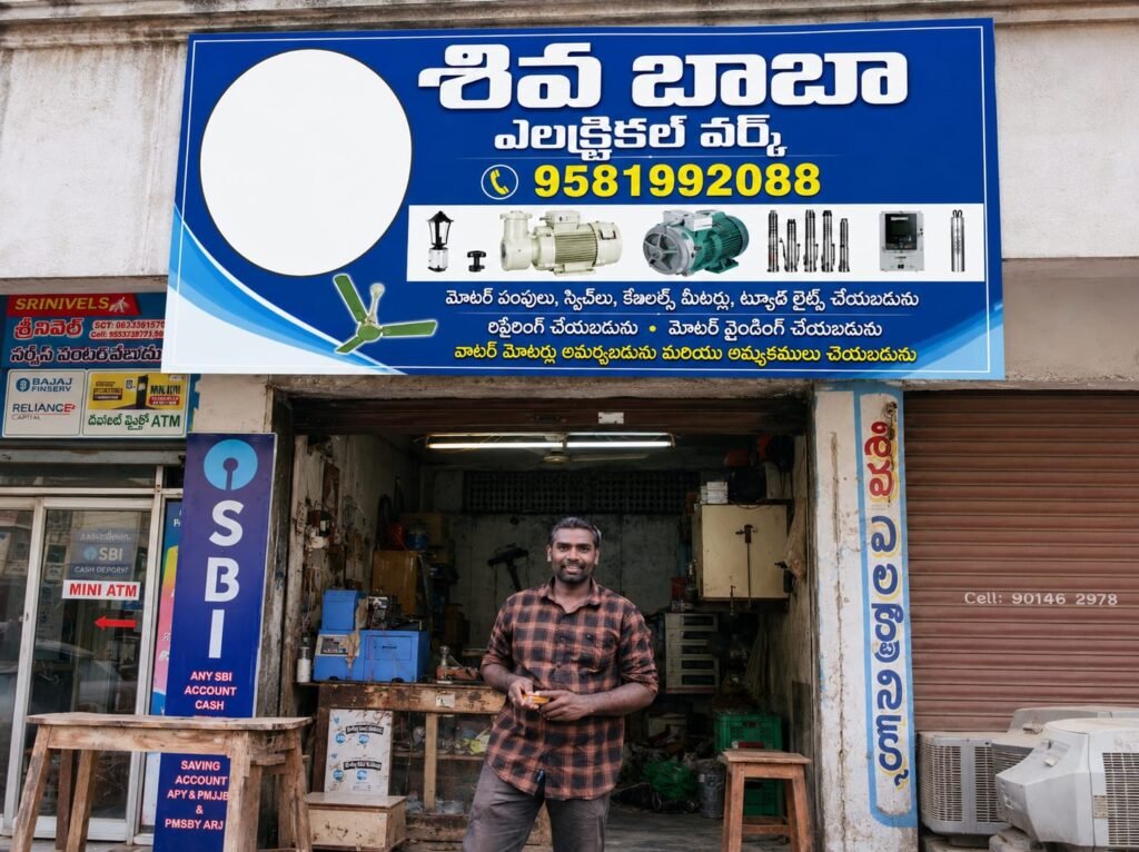 Electronic shop, Mylavaram