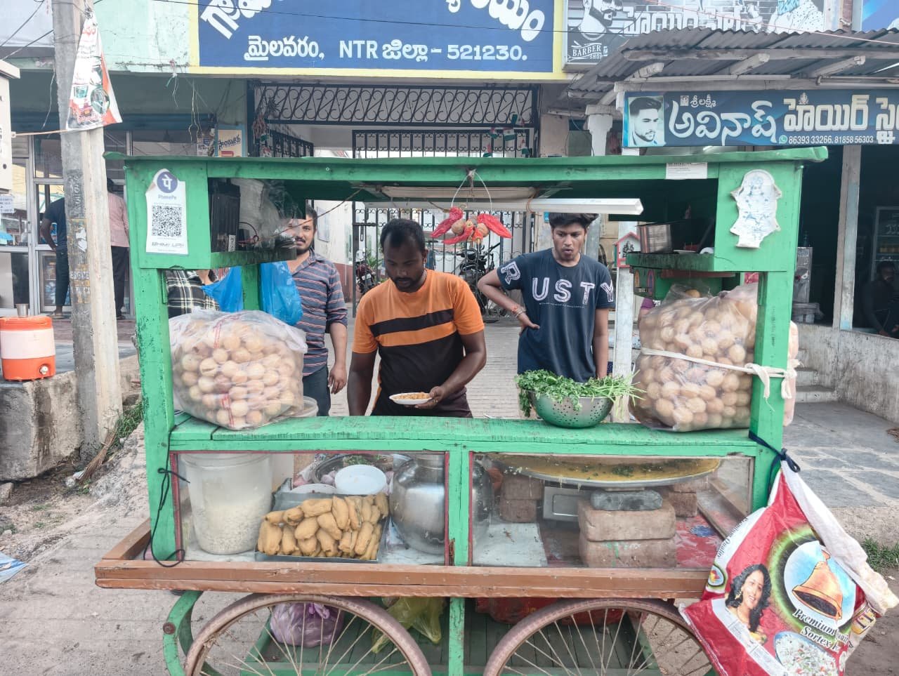 best panipuri in mylavaram
